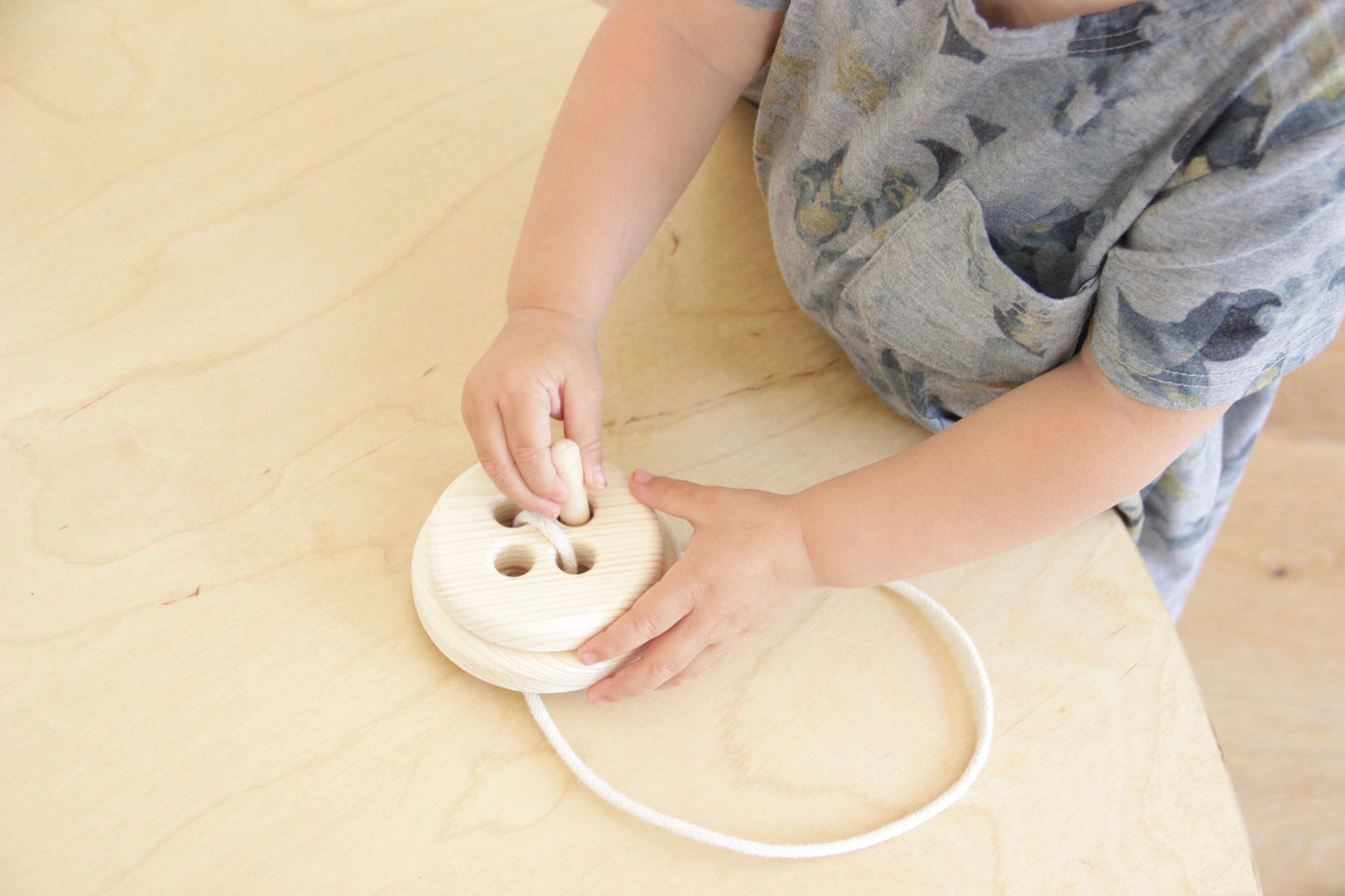 Button and Thread Lacing Board